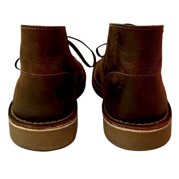 Clark’s Dark Brown Leather Bushacre 2 Chukka Boots Casual Fall Comfy Men Size 7 - Picture 4 of 8